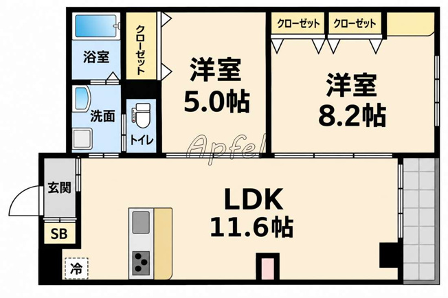 【間取り】 | エムズ谷六