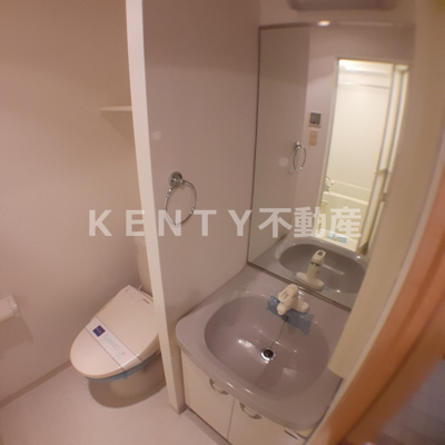 【洗面所】 | レジディア蒲田 | 忙しい朝には欠かせない洗面所です