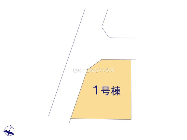 上尾市瓦葺　02期　新築一戸建て　リナージュ　01の区画図|【全1棟・1号棟】