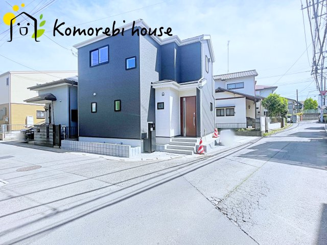 上尾市瓦葺　02期　新築一戸建て　リナージュ　01の前面道路含む現地写真|前面道路含む現地写真です