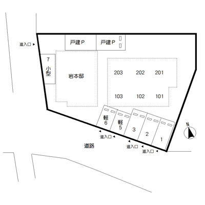 【区画図】 | ディアスいわもと