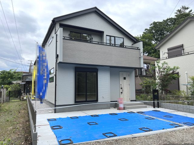 あきる野市上代継　新築戸建全1棟の外観|閑静な住宅地で小さなお子様がいるご家族にも安心♪