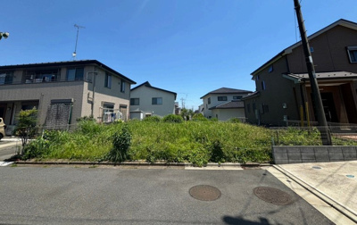 【前面道路含む現地写真】 | 入間市東町7丁目 | ゆったり敷地61.39坪！南西向き道路で陽当り良好です。