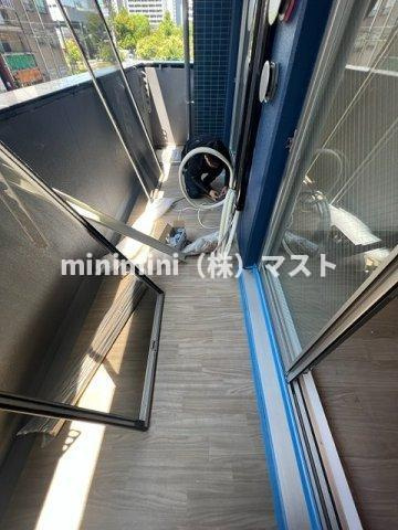 プレサンス大国町ブライスのバルコニー