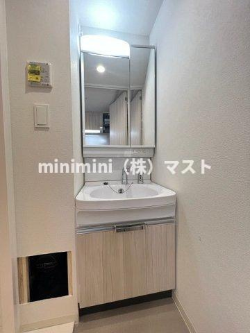 プレサンス大国町ブライスの洗面所