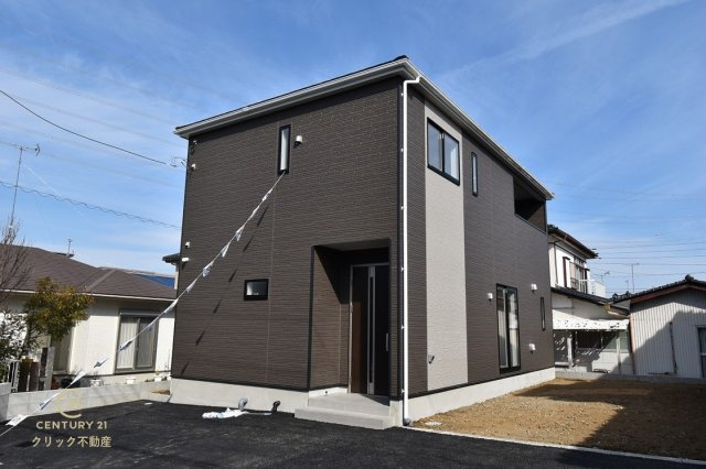 Cradlegarden　 ひたちなか市高野　第7　限定1棟！の外観|佐和駅徒歩20分。佐野小徒歩17分。佐野中徒歩19分。
柏野団地内。東海村方面、ジョイフル本田などへも行きやすい♪
並列駐車可能、南庭も魅力です。