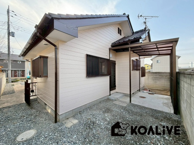 【外観】 | 前橋市関根町　平屋　中古住宅