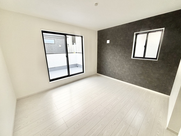 【仲介手数料無料／中川区】Terrechez名古屋市港区西川町1期　全４棟　新築戸建①の洋室