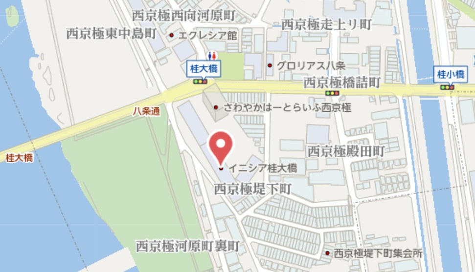 イニシア桂大橋　2階の地図