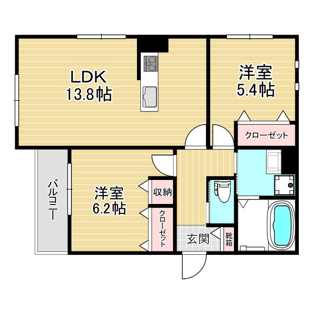 ストック羽沢の間取り