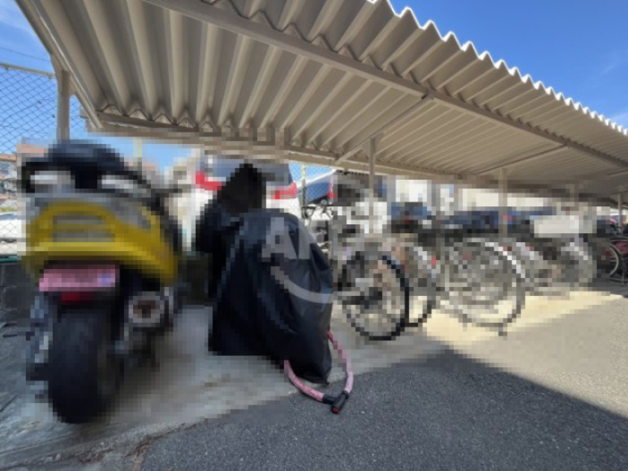 第2エクセルハイツのその他共用部分|第2エクセルハイツ　バイク置き場