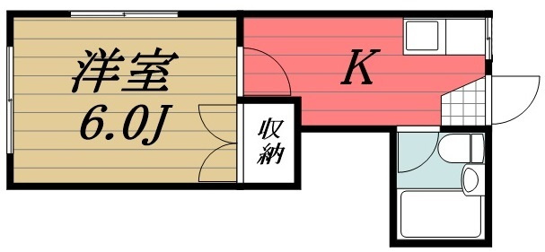 【間取り】 | 角田ハイツ/草刈