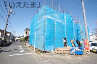 【外観】 | 【仲介手数料無料！！】日野市西平山2丁目　新築戸建て（全2棟）A号棟　3590万円 | 令和８年1月２３日撮影　建築中