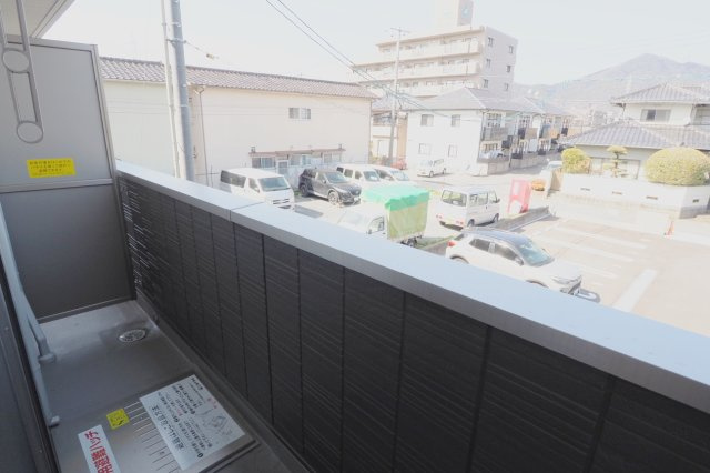 せせらぎハイツⅢのバルコニー