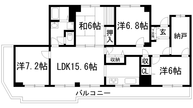 【間取り】 | 売布コーポラス