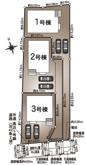 【間取り】 | 姫路市飾磨区堀川町第1（全3）1号棟 | 1号棟です。