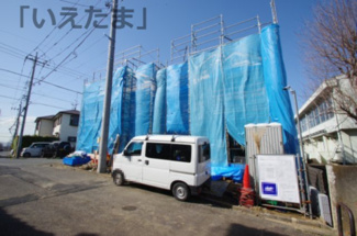 【外観】 | 【仲介手数料無料！！】日野市西平山2丁目　新築戸建て（全2棟）B号棟　3390万円 | 令和８年1月２３日撮影　建築中