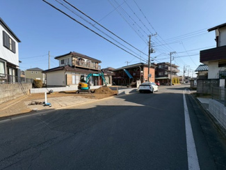 【前面道路含む現地写真】 | 川越市上戸　新築分譲　東武東上線『霞ヶ関駅』徒歩6分　【上戸小学区】