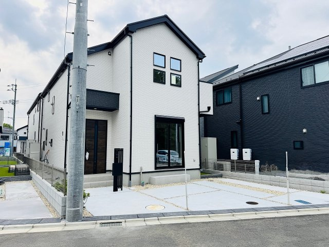 八王子市　石川町　新築一戸建て　７期の外観|～安心のオール電化住宅　大型開発分譲地につき美しい街並み　緑豊かで落ち着きのある住環境～
