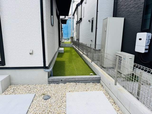 八王子市　石川町　新築一戸建て　７期の庭|～プランター植えなども楽しめるスペース～