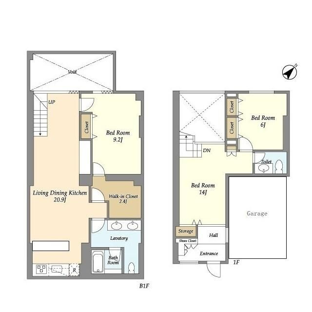 パークフラッツ祐天寺の間取り