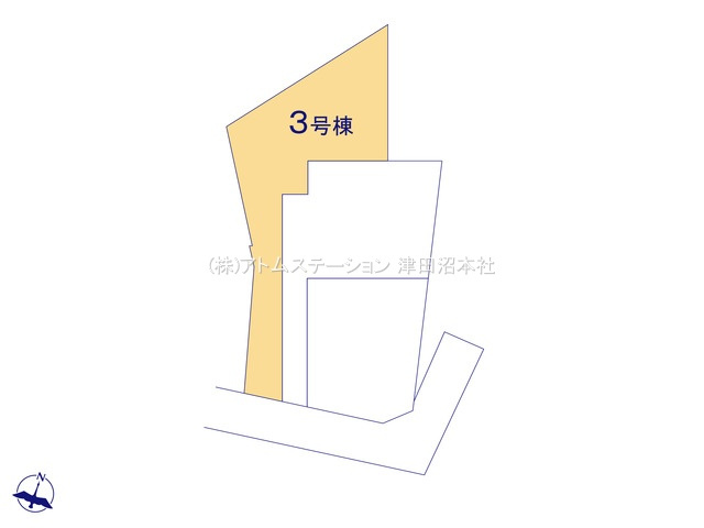 【区画図】 | アトムセレクト船橋市旭町2期　3号棟