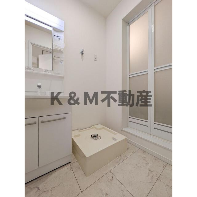 ＡＪ南柏ＳｏｕｔｈⅢの洗面所|忙しい朝には欠かせない洗面所です