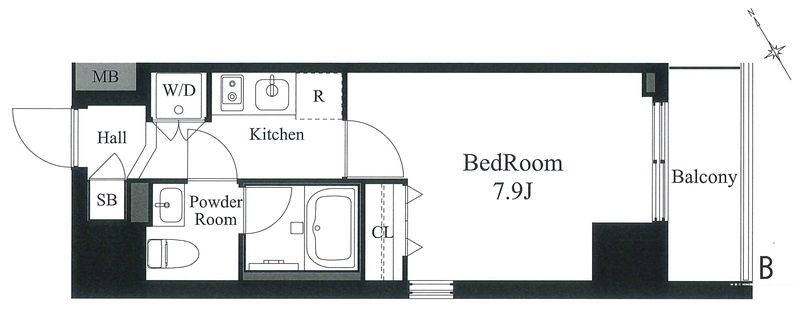 ラティエラ秋葉原の間取り