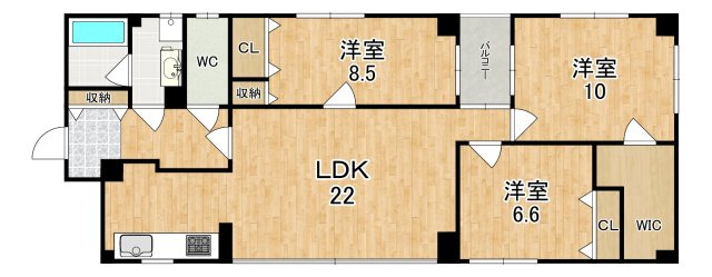 K’sブレジオの間取り