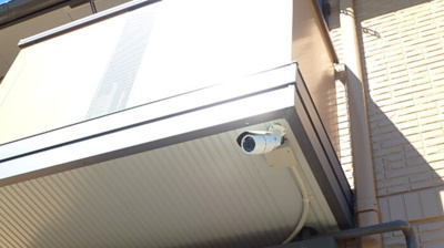 【駐車場】 | コンフォート岡本台 | 駐車場に向けて防犯カメラ設置