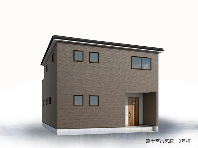 富士宮市宮原の新築一戸建|完成予想図（外観） 