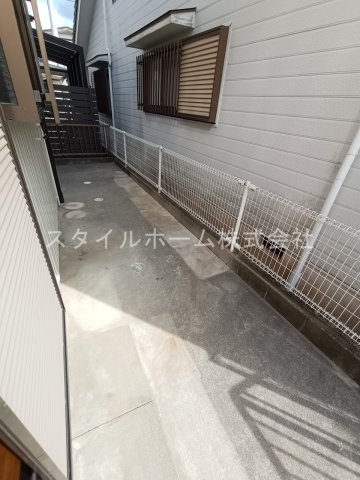 伝馬町貸家の庭