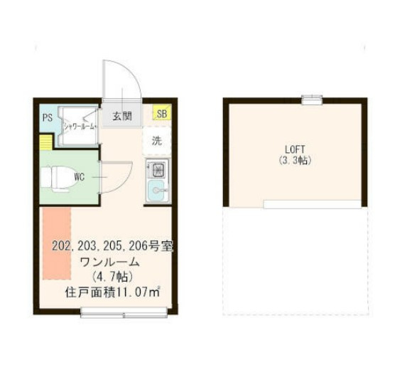 【間取り】 | ハーモニーテラスFIOREⅢ