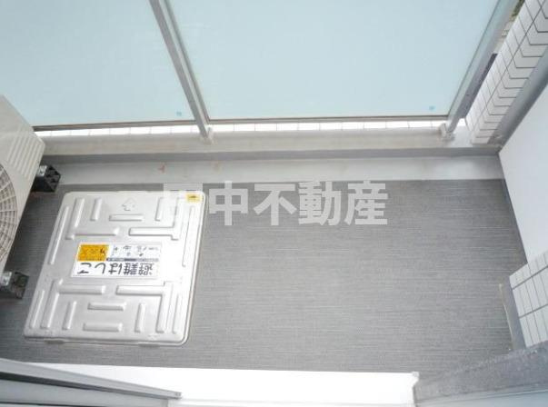 レジディア笹塚Ⅱのバルコニー