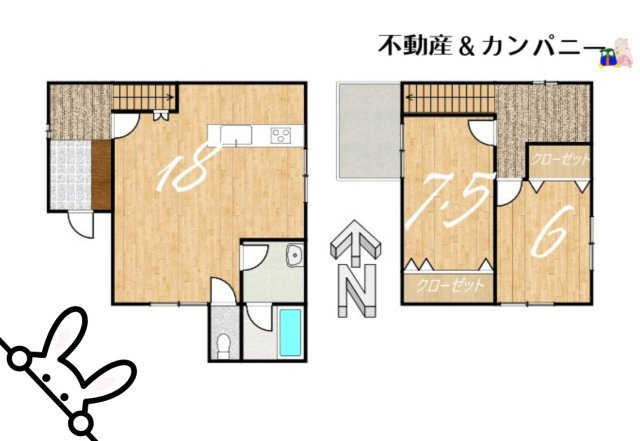 越智2丁目の新築建売住宅　松山市越智2丁目の新築戸建の間取り