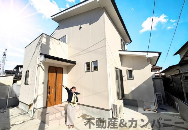 越智2丁目の新築建売住宅　松山市越智2丁目の新築戸建の外観|きれいな外観です