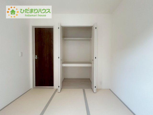 安積笹川第13　新築戸建　2号棟の収納|奥行きが広い収納スペースなので、お布団も楽々しまえますね！！