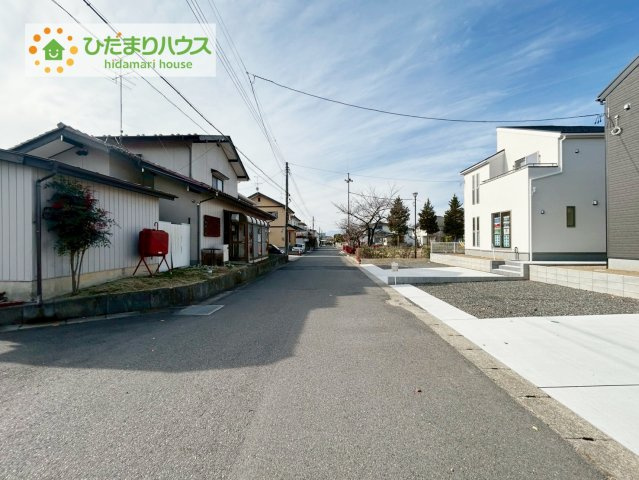 安積笹川第13　新築戸建　2号棟の前面道路含む現地写真|今から見たいも大歓迎！お気軽にお問い合わせください☆彡