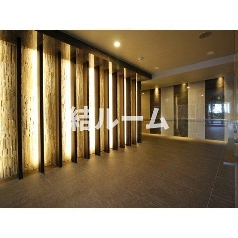 板橋区大谷口北町の賃貸マンションのロビー