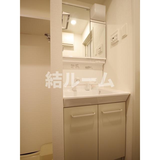 板橋区大谷口北町の賃貸マンションの洗面所