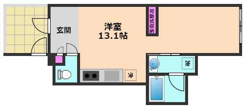 アクエルド上牧の間取り