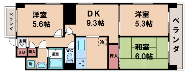 【間取り】 | ベル・アーバニティ住吉清水丘