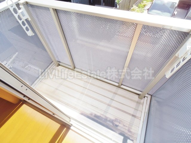 小平市花小金井１丁目のアパートのバルコニー