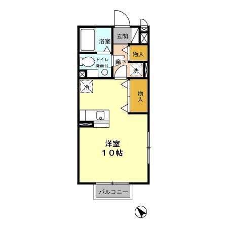 【間取り】 | セジュールコトＢ