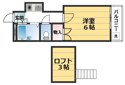 嵯峨野レジデンスの間取り