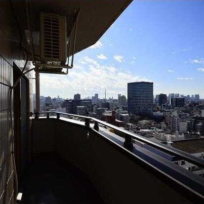 コア伝通院アネックスのバルコニー