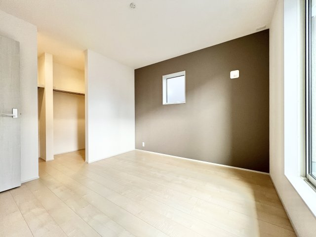 磐田市池田　第1期　2号棟の洋室|2階　約6.13帖の洋室です。