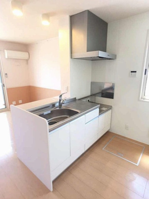 【キッチン】 | グランビューコート Ｂ | 対面キッチン