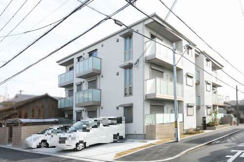 WingⅢ花園の駐車場