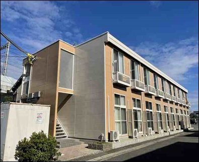 【外観】 | レオパレスハーモニー高石 | 2022年10月に外壁塗装いたしました。